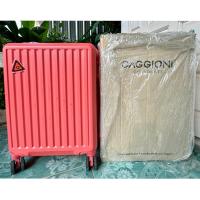 ราคา กระเป๋าเดินทางยี่ห้อ caggioni สีชมพูส้ม 22 นิ้ว มือ 2 มีถลอกบางจุด ไม่บุบ ใช้งานได้ มีกล่องให้ ภาพตามจริง พร้อมส่ง ส่งไว (29100707921)