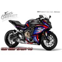 ราคา สติ๊กเกอร์แต่งลาย รถ HONDA CBR 650F ลาย SPORT V.3 (8409661923)