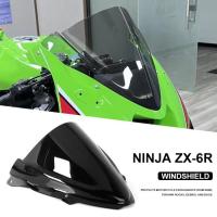 ราคา Motorcycle Accessories Windshield For Kawasaki Ninja ZX-6R ZX6R ZX 6R 2024 2025 Windscreen Wind Spo (54855324027)