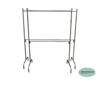 ราคา CMS ราวแขวนผ้าสแตนเลส ราวตากผ้า ราวแขวนเสื้อ มี2ขนาดคือ ความยาว 120 ซม. และความยาว 150 ซม. มีชั้นกลาง ความสูง 160 ซม. (2496410094)