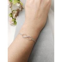 ราคา ขายสร้อยข้อมือทองคำขาวประดับเพชร (24227645761)