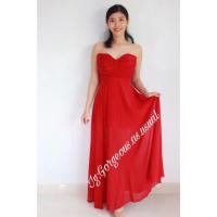 ราคา ชุดราตรีสีแดง ใส่ได้สองแบบเป็นทั้งเกาะอกและใส่แบบมีสาย สำหรับสาวไซส์ M ค่ะ แม่ค้าสูง165 อก34 เอว27 (1853033119)