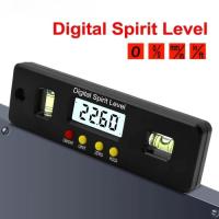 ราคา 150mm Digital Protractor Inclinometer Level Box Waterproof Angle Finder Measure Bevel Box Goniomete (55957207255)