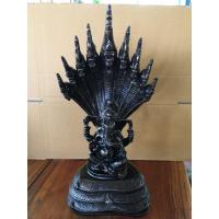 ราคา พระพิฆเนศปางนาคปรก หล่อจากแร่เหล็กน้ำพี้แท้100% ขนาดฐานกว้าง 6 นิ้ว สูง 13 นิ้ว (7243603835)