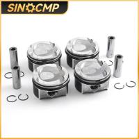 ราคา 4Pcs Pistons Rings Set Φ82mm STD For Mercedes-Benz W204 W212 C200 C250 E250 CGI 1.8T 2710305017 271 (49403268303)