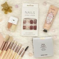 ราคา เซตเครื่องสำอางค์ซากุระ (5 ชิ้น) - เล็บปลอม - สีทาเล็บ 2 tone - ชุดแปรงแต่งหน้า - ครีมทามือ (กลิ่นซากุระ) Sivanna แป้ง 2 (16699446628)