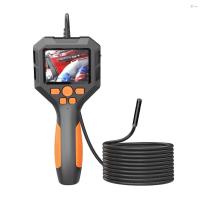 ราคา กล้องเอนโดสโคปอุตสาหกรรม 1080P Digital Borescope IP68 กันน้ํางูขอบเขตกล้องอิเล็กทรอนิกส์ภาพวิดีโอถ่ายภาพกล้องตรวจสอบมือถือพร้อมหน้าจอ IPS 2.8 นิ้วพร้อม LED (41400912362)
