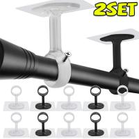 ราคา ขายึดแขวนราวม่านเพดาน - ตะขอกาวในตัวสําหรับงานหนักสําหรับราวตากผ้าติดตั้งยึด (47957030983)