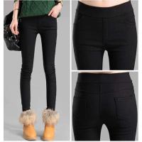 ราคา สกินนี่กันหนาว เลกกิ้งกันหนาว บุขนวูล สีดำ(XL) (6534880308)