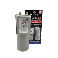 ราคา หัวรับสัญญาณดาวเทียม 2 จุด LNBF CBAND 2 ขั้ว Infosat (12546965853)