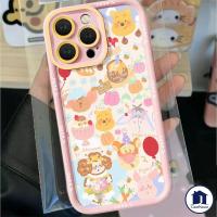 ราคา เคสนิ่มลายการ์ตูนหมีพูห์สีชมพู เข้ากันได้กับ OPPO A38 A16 A17 A58 A53 A54 A5s A33 A12 A7 A78 A72 A53 A3s A52 A57 A12E (29575367656)