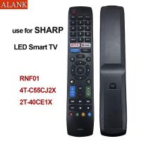 ราคา ALANK ของแท้ Remote รีโมททีวี SHARP LED LCD TV RNF01 4T-C55CJ2X 2T-40CE1X DH2006122573 (29040120532)