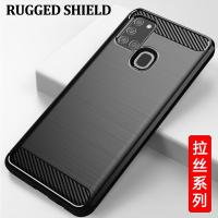ราคา เคสโทรศัพท์แบบนุ่มสําหรับ Samsung Galaxy A21S A41 A31 A21 A11 A01 Core F62 คาร์บอนไฟเบอร์เนื้อ Anti Drop ซิลิโคนสําหรับฝาครอบ (52703776647)