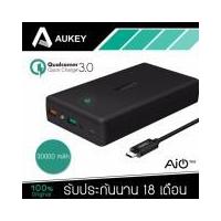ราคา Aukey PB-T11 แบตสำรอง Power Bank 30000 mAh Quick Charge 3.0 (996324933)