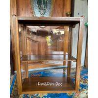 ราคา ตู้ขายหมูกรอบ หมูแดง ก๋วยเตี๋ยว ตู้ไม้สัก ไม่มีบานเลื่อน (29867172547)