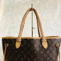 ราคา หูถักกระเป๋าสีช๊อค LV neverfull, Coach เแฮด์เมด สวย แน่น (16767950537)