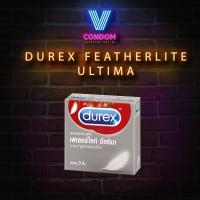 ราคา Durex Fetherlite Ultima ถุงยางอนามัย แบบบาง 52 มม.บรรจุ 1 กล่อง 3 ชิ้น (24587552195)