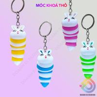 ราคา พวงกุญแจกระต่ายตะขอเป้สะพายหลังหนอนสายรุ้งพวงกุญแจพวงกุญแจป๊อปอิทหลากสี (26294053790)