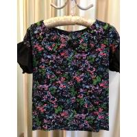 ราคา เสื้อสีดำลายหลากสี คอบัว CHAPS (9155492178)