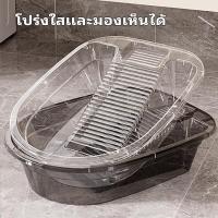 ราคา อเนกประสงค์อ่างซักผ้า อ่างซักผ้าสีใส อ่างซักผ้าพลาสติกทรงกลม พร้อมแผ่นซัก สีใส พลาสติกหนา ทำจากวัสดุ PET ความจุขนาดใหญ่ (41727893163)