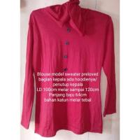 ราคา MERAH KATUN Preloved/Kiis Midel Hoodie Prelived/Kais เสื้อยืดแขนยาวผ้าฝ้าย/Kais แขนยาวผ้าฝ้ายแขนยาวธรรมดาสีแดง Hoodie รุ่น Preloved/มือสอง (20559734275)