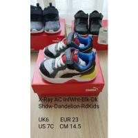 ราคา ใส่โค้ดF6LURRลดอีก100.- รองเท้าเด็ก ของแท้ CM 14.5 X-Ray AC InfWht-Blk-Dk Shdw-Dandelion-RdKids *Free ปลายทาง (10553683688)
