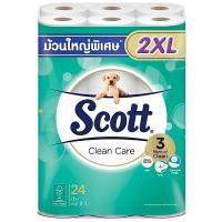 ราคา สก๊อตต์ คลีนแคร์ กระดาษชำระ ม้วนใหญ่พิเศษ 2XL หนา 3 ชั้น ขนาด 24 ม้วน SCOTT CLEAN CARE (10135182139)