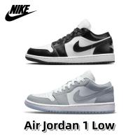 ราคา ♞（พร้อมส่ง ของแท้100%）Nike Air Jordan 1 low Panda / wolf grey รองเท้าบาส TRD (40804006572)