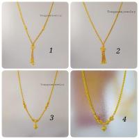 ราคา สร้อยชุบ สร้อยคอระย้า 1-2 ทองไมครอน ทองโคลนนิ่ง (28855533920)