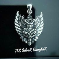 ราคา จี้พญาครุฑ เนื้อโลหะเงินแท้ทั้งชิ้นงานไม่ใช่งานชุบ. จี้พญาครุฑเงินแท้. จี้พญาครุฑ. (11512936406)