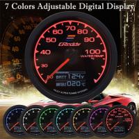 ราคา Greddy Racing Gauge 7 สี Multi D/A LCD Digital Display Meter Oil Press Water Temp Turbo Boost Gauge พร้อมเซนเซอร์ (27434211184)