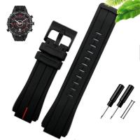 ราคา สายนาฬิกายางสําหรับ Timex WATCH Tide T2N720 T2N721 TW2T76300 ปริมาณกันน้ําซิลิโคนหนังสายกีฬา 24*16 มม. (27838701663)