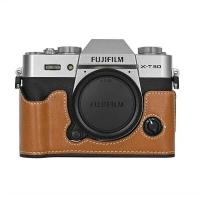 ราคา ▥ กระเป๋ากล้อง PU หนัง Half Body Case สําหรับ Fujifilm Xt30 Fuji X-T30 Xt30ii Xt10 Xt20 แบตเตอร (42667446944)