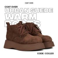 ราคา COATOVER THAILAND รองเท้าบูธหนังกลับ (40928977458)