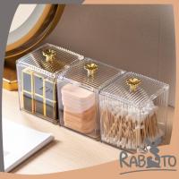 ราคา 【RABITO สินค้าดี】CTN94 กล่องใส่เครื่องสำอางค์ ที่ใส่สำลี กล่องเก็บลิปสติก จัดระเบียบโต๊ะเครื่องสำอางค์ มีฝาปิด (18346020856)