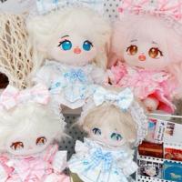 ราคา เซ็ทชุดเอี๊ยมกระโปรงสำหรับตุ๊กตาขนาด 10/20/40cm (ใส่น้องหมีเนยได้) มีเสื้อ เอี๊ยมกระโปรง ที่คาดผม รวมในเซ็ท (28561405850)