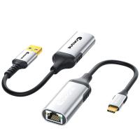 ราคา อินแมน usb อะแดปเตอร์สายเคเบิลพอร์ตเครือข่าย rj45ตัวเชื่อมต่อการ์ดเครือข่ายคอมพิวเตอร์ Gigabit typec สายเคเบิลใยแก้วนำแส (55855227340)