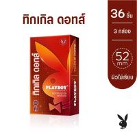 ราคา PlayboyCondom Tickle dot FamilyPack เพลย์บอย ทิกเกิ้ล ดอท แบบปุ่ม ขนาด 52 มม. จำนวน 3 กล่อง 36 ชิ้น (40526995208)