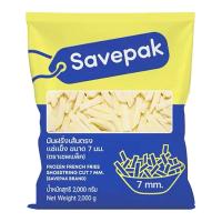 ราคา เฟรนช์ฟรายส์แช่แข็ง Savepack ขนาด 7มม. เส้นตรง 2 กก. (44176082499)