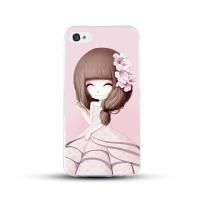 ราคา เคสไอโฟน 5/5s/SE (เคสนิ่มคลุมรอบเครื่อง) สาวเกาหลีน่ารัก แบบ 15 (3338223390)
