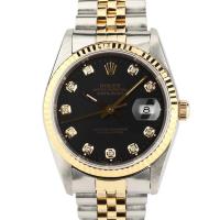 ราคา Rolex Diary Type Automatic Mechanical Date Gold Diamond นาฬิกาผู้ชาย 16233 Rolex (55106351028)