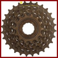 ราคา SWEETYX จักรยาน Freewheel, เหล็กคาร์บอนสูงติดตั้งง่ายจักรยาน Cassette Sprocket, ทนทานสีดําและสีน้ําตาล 14T-28T 6 สปีดจักรยาน Freewheel ชุดสําหรับจักรยานเสือภูเขา, จักรยานเสือหมอบ (47557293602)