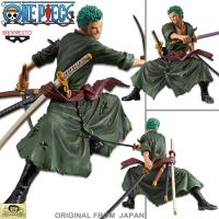 ราคา Model Figure งานแท้ Original ฟิกเกอร์ โมเดล แมวทอง Banpresto One Piece วันพีซ วันพีช Roronoa Zoro โรโรโนอา โซโร (3551137383)