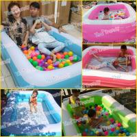 ราคา Thaitrendy สระน้ำ สระว่ายน้ำเด็ก ขนาด 2 เมตร อ่างน้ำเป่าลม สระน้ำเป่าลม (460539851)