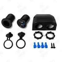 ราคา ชาร์จ USB ในรถยนต์ / มอเตอร์ไซค์, เพิ่มช่องจุดบุหรี่และช่องชาร์จ USB (อุปกรณ์ครบชุดพร้อมติดตั้ง) (4004251127)