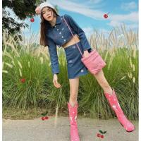 ราคา ชุดเซ็ตยีนส์กระโปรง แบรนด์Flat2112 (25839215516)