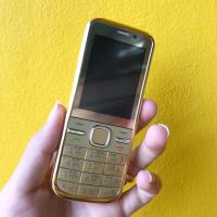 ราคา โทรศัพท์มือถือโนเกียปุ่มกด NOKIA C5 (สีทอง) 3G/4G รุ่นใหม่ 2020 รองรับภาษาไทย (5749260571)