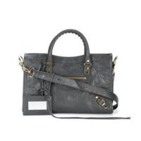 ราคา แท้ Balenciaga classic city used like Very new!! สีเทาเข้ม หมุดทอง อุปกรณ์ครบ (1709139176)