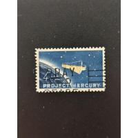 ราคา AQ011 united States of America 1962 Project Mercury stamp มูลค่าเดียวที่ใช้ (56056060489)