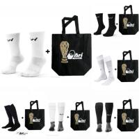 ราคา ถุงเท้าครึ่งแข้ง Ari crew socks ถุงเท้ายาว Ari long socks ถุงเท้าตัดข้อ Ari sleeve socks สีดำ/สีขาว ⚫️⚪️ มีถุงผ้า❤️‍ (29571752228)